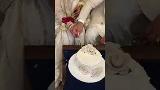 Cake Cutting Ceremony Fatima & Anas #wbsuleman #couplegoal #qaboolhai