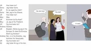 Norwegian Language Lesson A1  part1 video 2