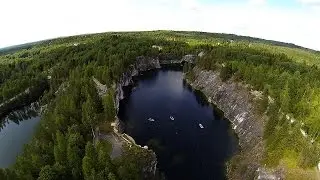 Ruskeala marble lake