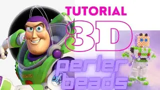 BUZZLIGHTYEAR DISNEY TOYSTORY | 3D | Perler Beads | Tutorial