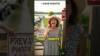 HOA Karen Loses It as I Lock Gate at My Private Fishing Lake! #HOAKaren #PrivateLakeDrama