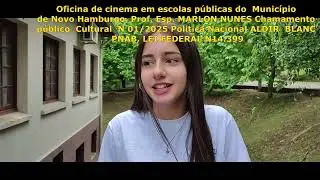 Depoimentos Oficinas Aldir Blanc Novo Hamburgo 2025