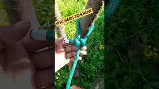 Do you know The Secret of this knot #knotskill #rope #knotting #knots#shortsvideo