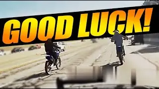 Dirt Bike MESSES w/ Police