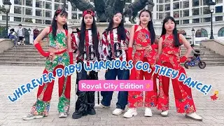 💃✨ Wherever Baby Warriors go, they dance! Royal city edition