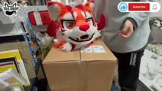 Fursuit Unboxing R&eacute;cord, AKI American-style full suit