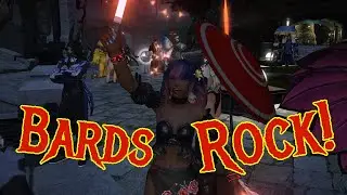 FFXIV: Glacious Roegadyn Bard Band Rocks Limsa On Excalibur - Coming Home