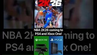 NBA 2K26 coming to PS4 and Xbox One! #nba2k26 #ps4 #shorts