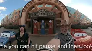 Exploring around Disney World's All Star Movies & Art of Animation Resorts in #360  #shorts #short