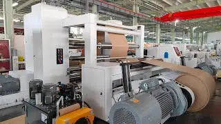 High Speed Kraft Paper Jumbo Roll Slitting Rewinding Machine for Processing Production Line