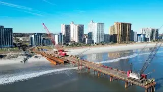 Myrtle Beach ocean outfall construction 2025 #myrtlebeach
