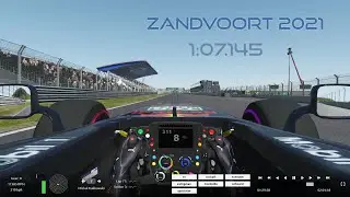 Zandvoort 2021 - F1 RedBull RB13 HOTLAP - 1:07.145 | rFactor 2