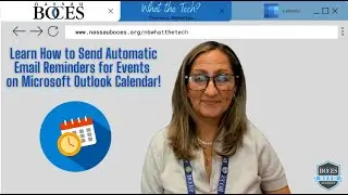 👩🏼&zwj;💻 Learn How to Send Automatic Email Reminders for Events on Microsoft Outlook Calendar! 📅