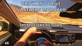 POV: traveling in Morocco  - driving from the desert to the town of Fès (Fez)