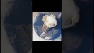 NASA |Sarychev Volcano Eruption from the International Space Station #nasa #astronomy #chandrayaan3