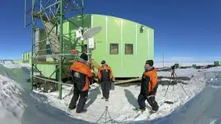 360  Timelapse Installing Micro Rain Radar Hatherton Lab