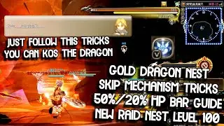 Gold Dragon Nest Skip Mechanism 50%/20% HP Guide Tricks Explaining | Important Tricks For Speedrun