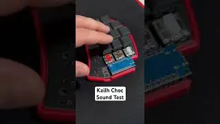 Kailh Choc Test on Ferris Sweep #asmr #keyboard #mechanicalkeyboard #tech #typing #shorts #short