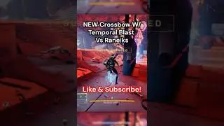 NEW Crossbow w/Temporal Blast VS Raneiks Unified #destiny2 #destiny2edgeoffate #bungie #gaming
