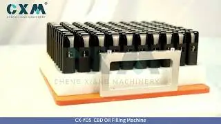 You Must See This! CX YD5 Filling CBD Vape Cartridges at Full Speed