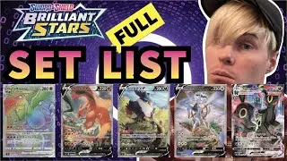 Brilliant Stars FULL Set List Revealed!  Trainer Gallery Explained.