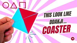 Coaster OR Ddakji? You Decide! - DIY Origami Papercraft Tutorial (Perfect for Beginners)