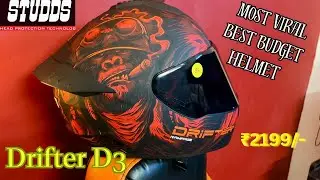 Drifter D3 Studds Most Viral Best Budget ￼Helmet only ₹2199/- | Studds Drifter D3 | Viral Helmet