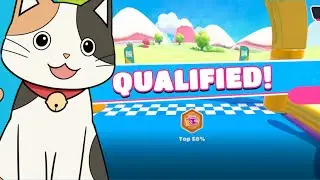Neko FALLS  a lot in FALL GUYS! #Neko #fallguys #cats #gaming