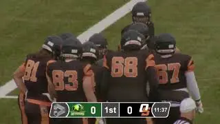 CJFL Quinte Skyhawks vs Ottawa Sooners 24#Thomas Robinson Clips (first half)