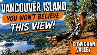 Found A Secret Swing. Victoria, BC - A Day Trip to Cowichan Valley Hiking And Biking