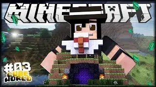 O PORTAL DO NETHER! - CUBE WORLD #03 Survival 1.11