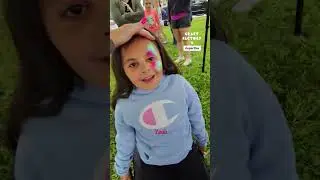 Super fast face painting!