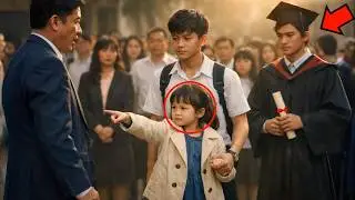 Bé gái 6 tuổi đứng lên giữa lễ tốt nghiệp, vô tình làm lộ bí mật động trời của con trai tỉ phú...