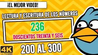 🚩🔶️Escritura De Los Números del 200 al 300 I Spanish Numbers from 200-300
