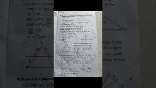 CLASS 10TH LETEST FIRST UNIT TEST MATHS 2 PAPER 📃 #shorts#trending#shorts