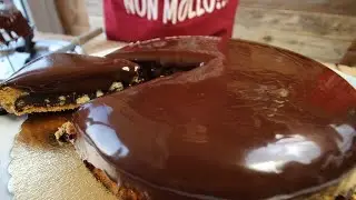 Новый шоколадный торт без духовки и без яиц Шоколадный ганаш