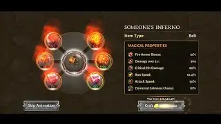 Dungeon Hunter 5 | Crafting Awesome Belt Skills - SOMEONE'S INFERNO