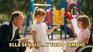 Hija pregunta si la niña en silla puede ser su hermana — la respuesta impacta