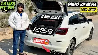 Modified Baleno 2026 🔥 | Loud Exhaust & 2400 RMS Music Setup | ₹3 Lakh Mods