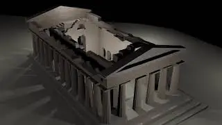 Ricostruzione 3d Tempio Dorico Citt&agrave; Vecchia di Taranto