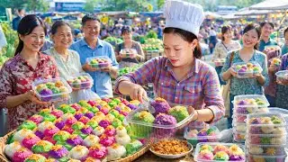 Recipes for colorful fried sticky rice cakes, fruit harvesting, animal care