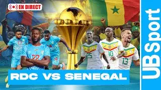 🔴EN DIRECT | RDC vs Sénégal : Le Match le Plus Difficile de la 2ᵉ Journée
