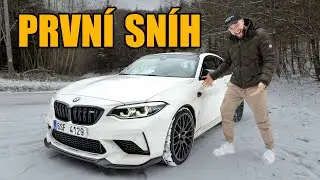 BMW M2 na sněhu - zadokolka v zimě
