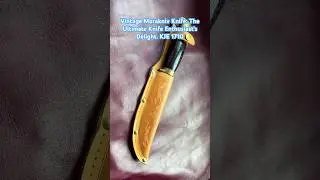 Vintage Morakniv Knife: The Ultimate Knife Enthusiast's Delight. KJE 1710 #morakniv #bushcraft