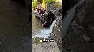 Mira cómo subió la pared vertical con su quad