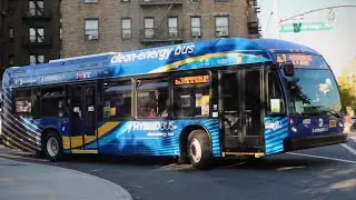 2020 Novabus LFS HEV #0022 on the Bx3 at Kingsbridge Road and University Avenue