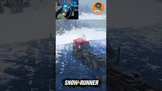 SnowRunner - AZOV 64131 Offroad On Extreme Snow #snowrunner #shorts #logitechg29 #gameplay