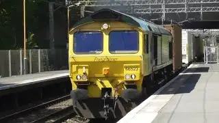 Freightliner 66523 powers through TameBridge Parkway - 19/05/20