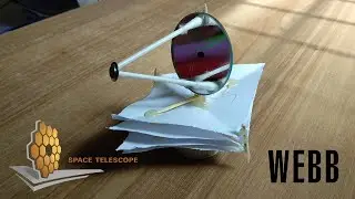 Making a Mini James Webb Telescope out of paper!!