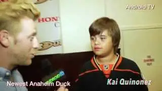 Michael Rippe interviews Anaheim Ducks Kai Quinonez